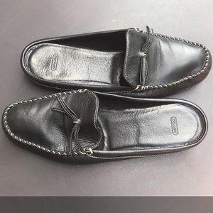 Coach Rayna Black Mules